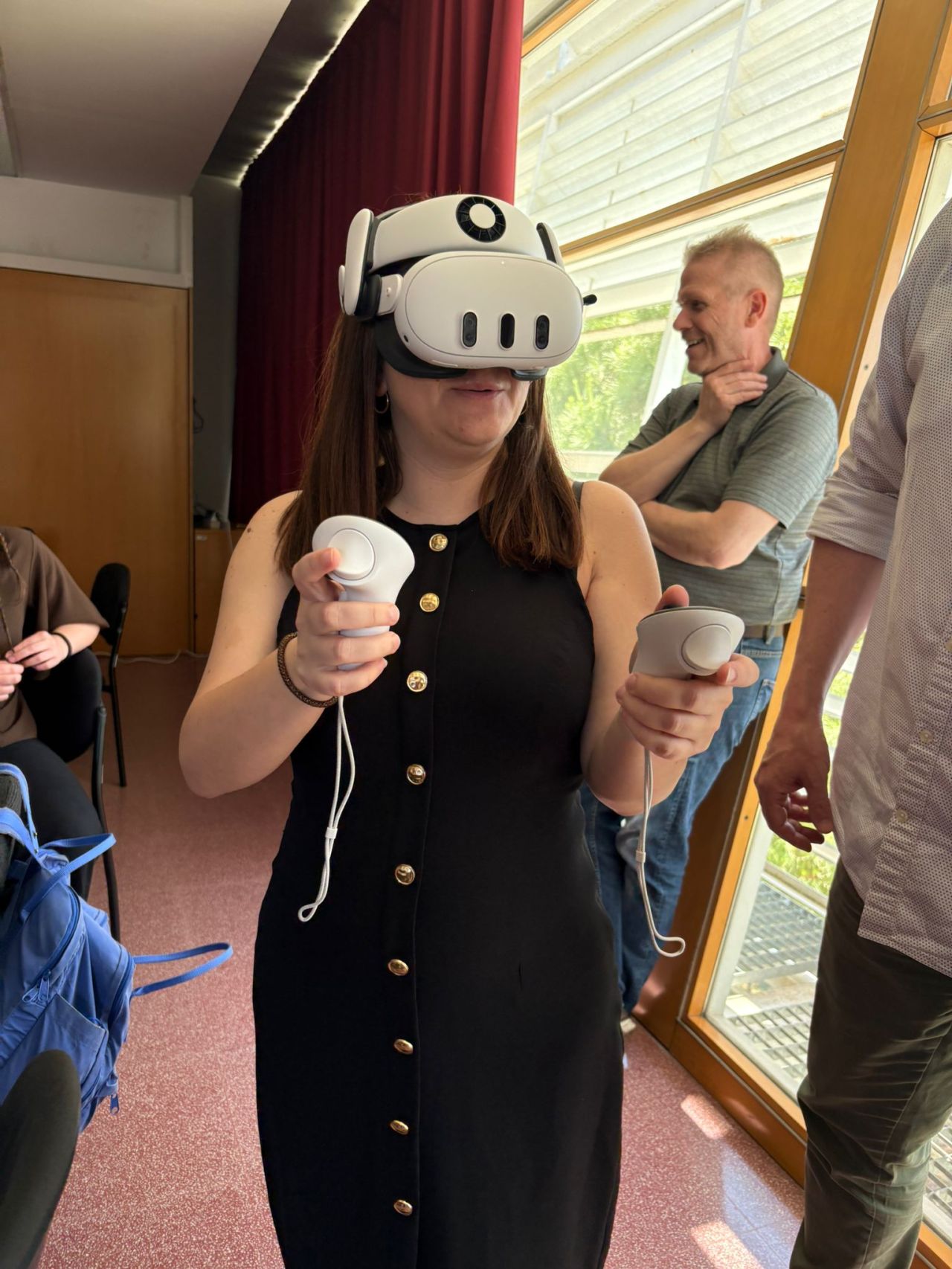 VR demonstration during the IMMERSE project meeting in Barcelona